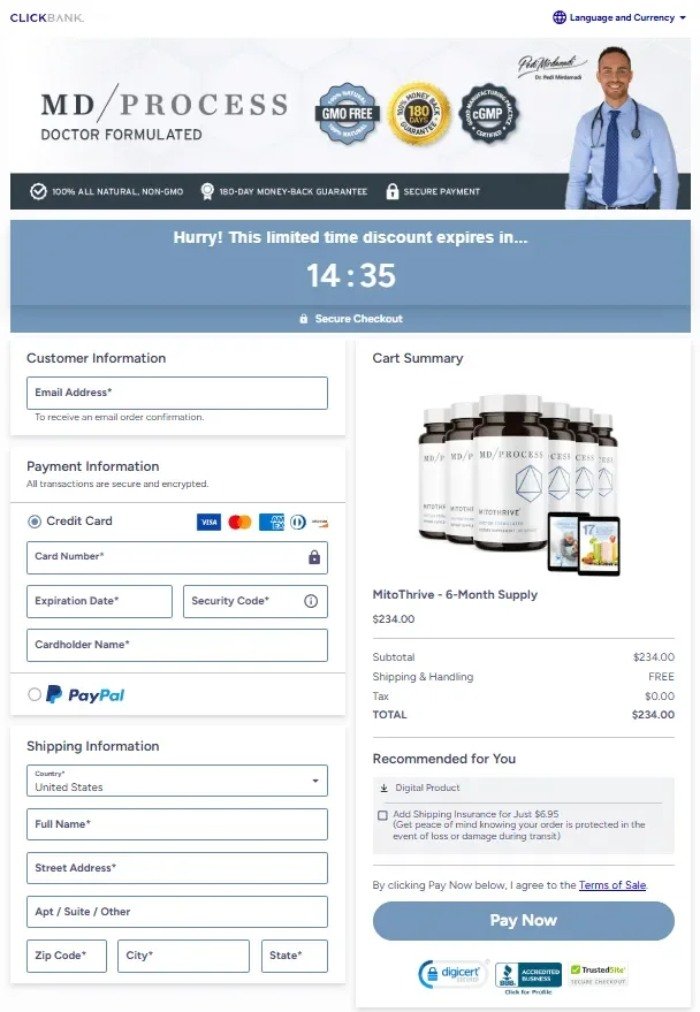 100% secure and safe payment